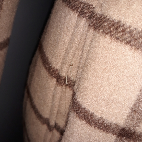 Talbots plaid and houndstooth wool blend coat. Size XS - Picture 4 of 10